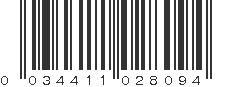 UPC 034411028094