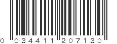 UPC 034411207130