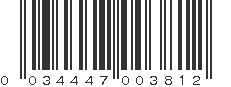 UPC 034447003812