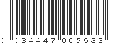 UPC 034447005533