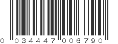 UPC 034447006790