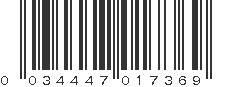 UPC 034447017369