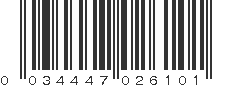 UPC 034447026101