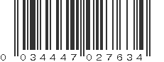 UPC 034447027634