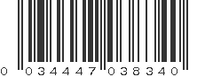 UPC 034447038340