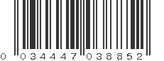 UPC 034447038852