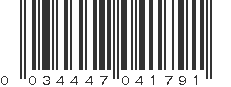 UPC 034447041791