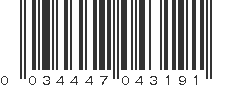 UPC 034447043191