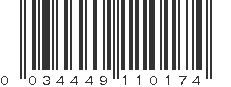 UPC 034449110174