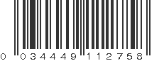 UPC 034449112758