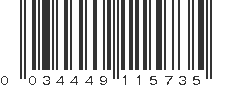 UPC 034449115735