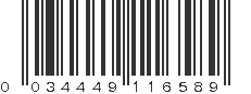 UPC 034449116589