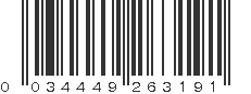 UPC 034449263191