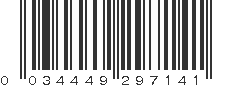 UPC 034449297141