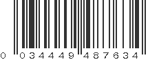 UPC 034449487634