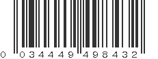 UPC 034449498432