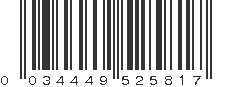 UPC 034449525817