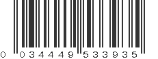 UPC 034449533935