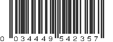 UPC 034449542357