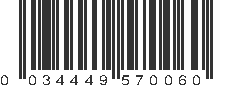 UPC 034449570060