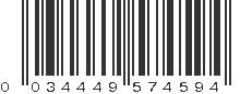 UPC 034449574594