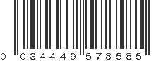 UPC 034449578585