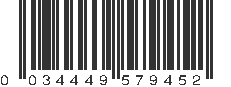 UPC 034449579452