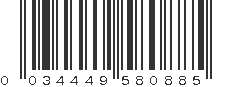 UPC 034449580885