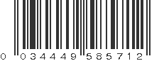 UPC 034449585712