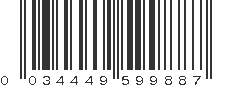 UPC 034449599887