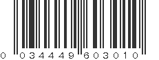 UPC 034449603010