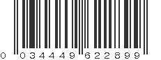 UPC 034449622899