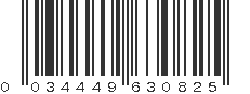 UPC 034449630825