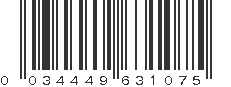 UPC 034449631075