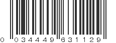 UPC 034449631129