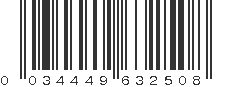 UPC 034449632508