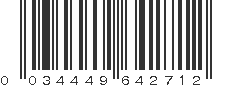 UPC 034449642712