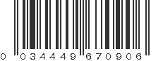 UPC 034449670906