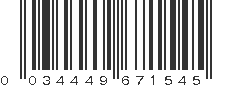 UPC 034449671545