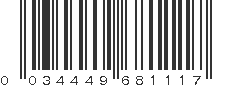 UPC 034449681117