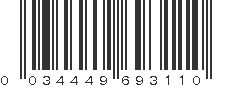 UPC 034449693110