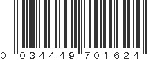UPC 034449701624