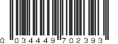 UPC 034449702393