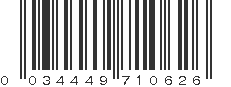 UPC 034449710626