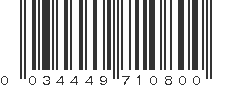 UPC 034449710800