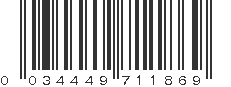 UPC 034449711869