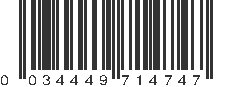 UPC 034449714747