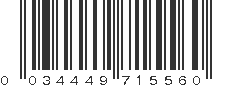 UPC 034449715560
