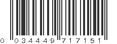 UPC 034449717151