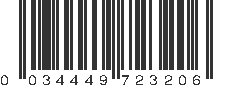 UPC 034449723206